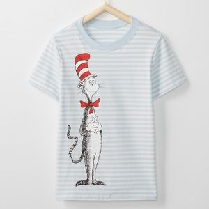 Hanna Andersson Dr. Seuss Cat in the Hat Basics Tee NWT